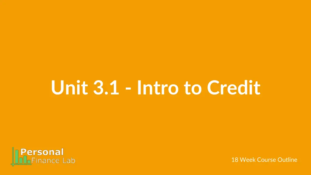 unit 3 1 intro to credit