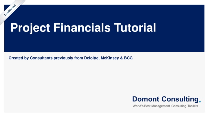 project financials tutorial
