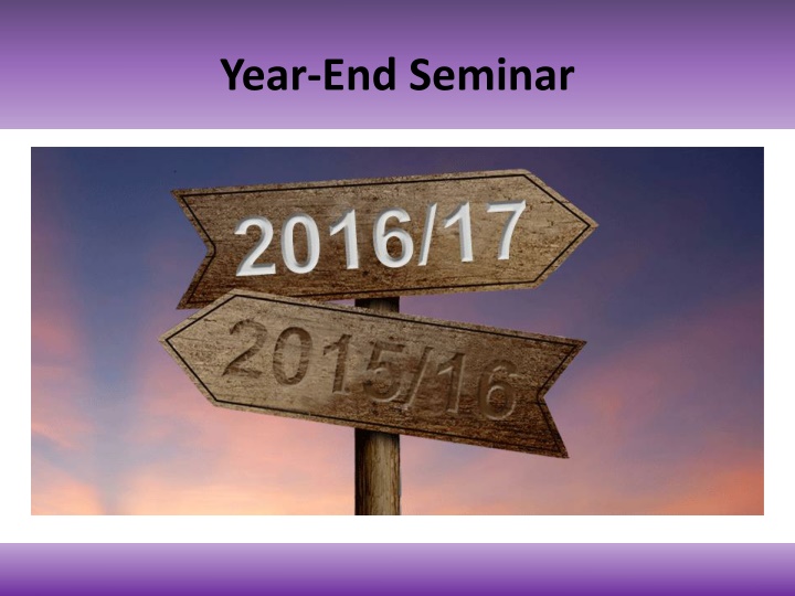 year end seminar