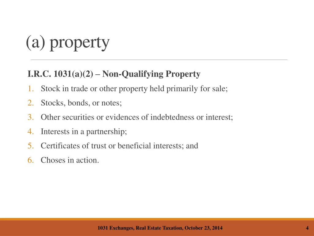 a property