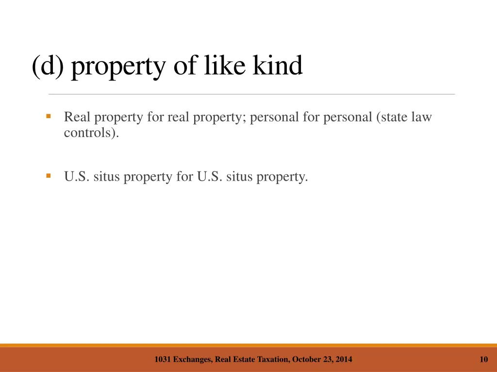 d property of like kind