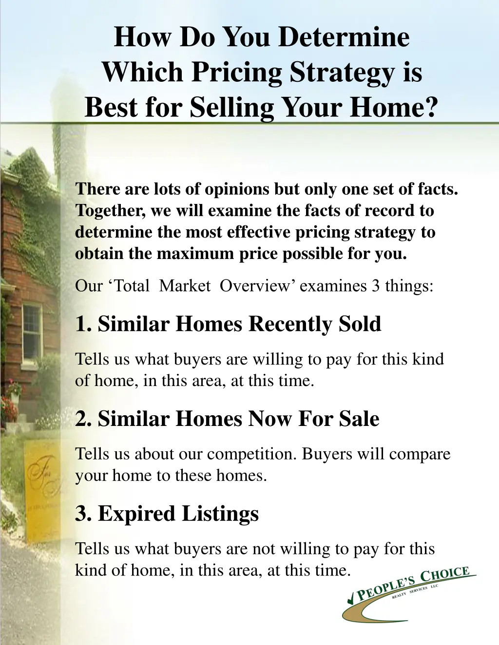 how do you determine which pricing strategy
