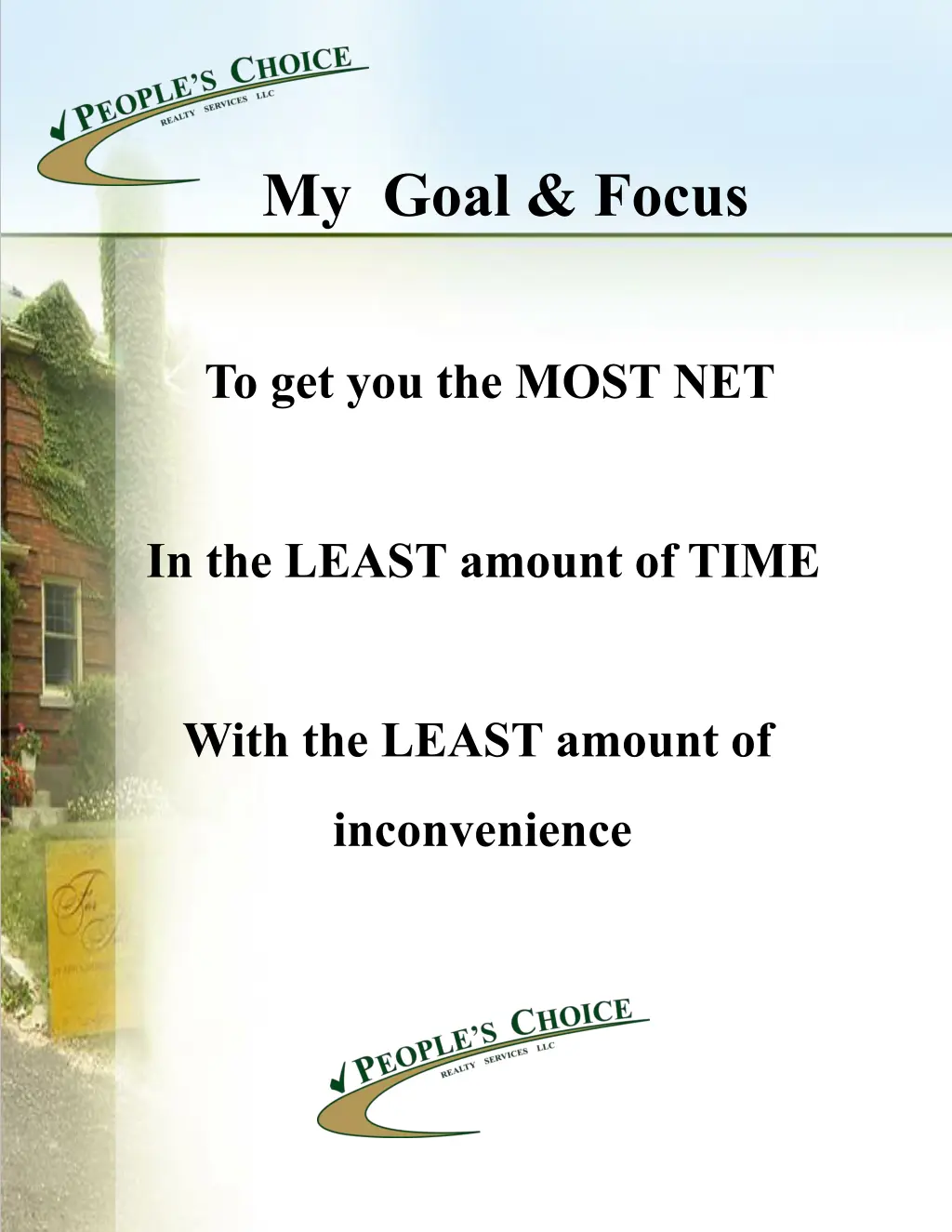 my goal focus
