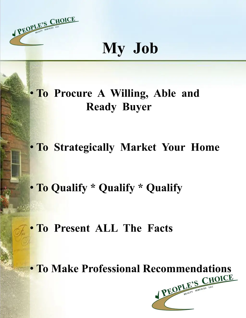 my job