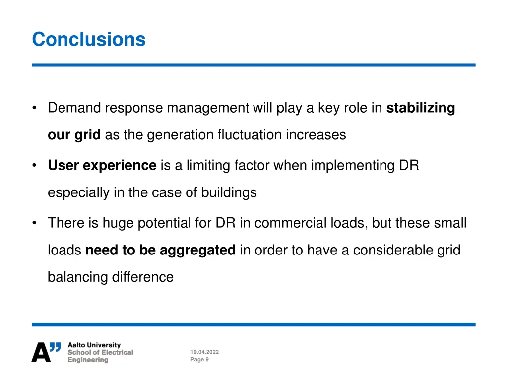 conclusions