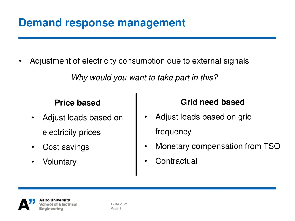 demand response management