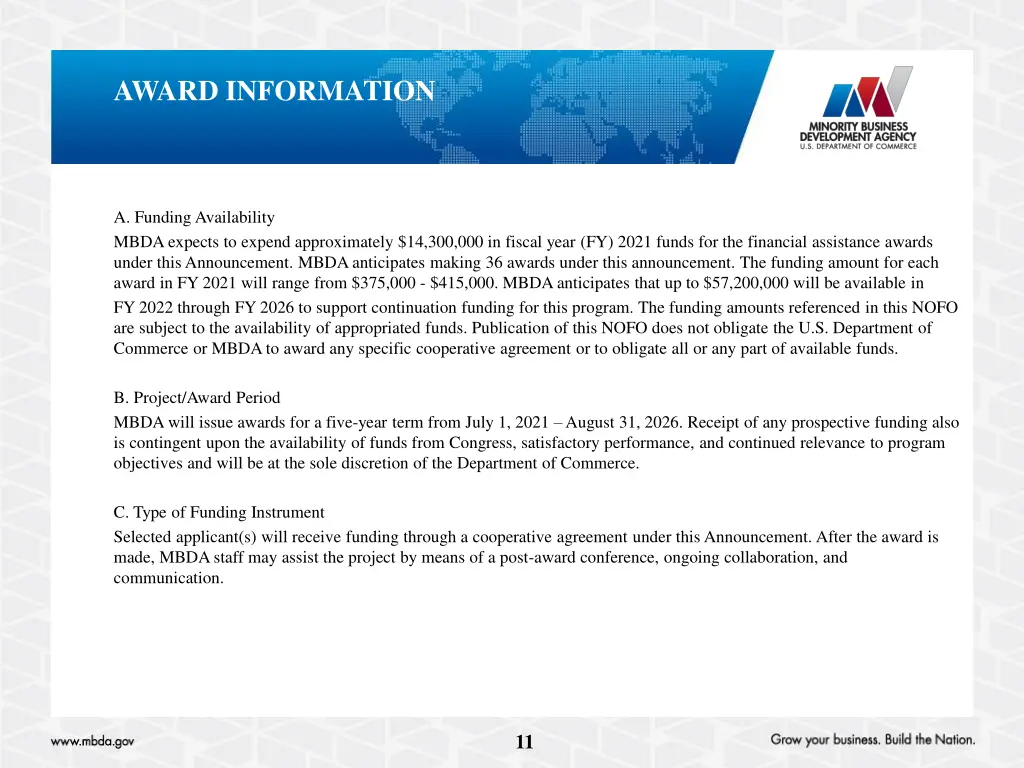 award information