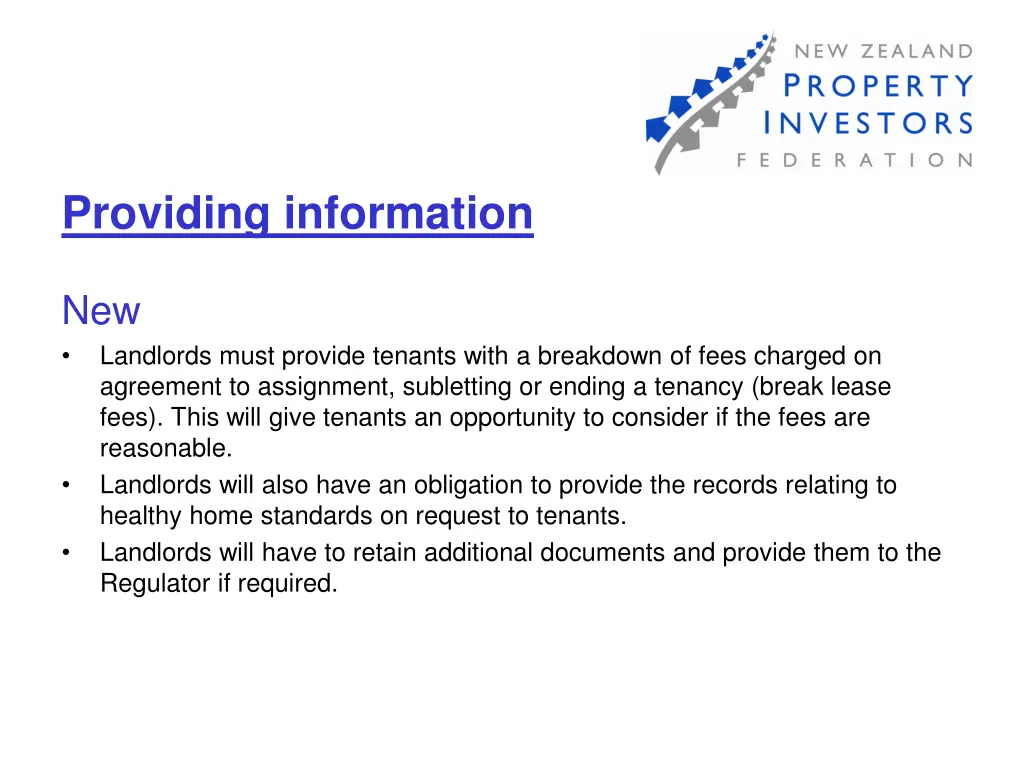 providing information 1