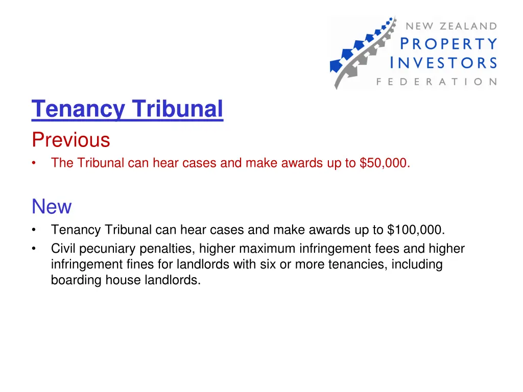 tenancy tribunal previous the tribunal can hear