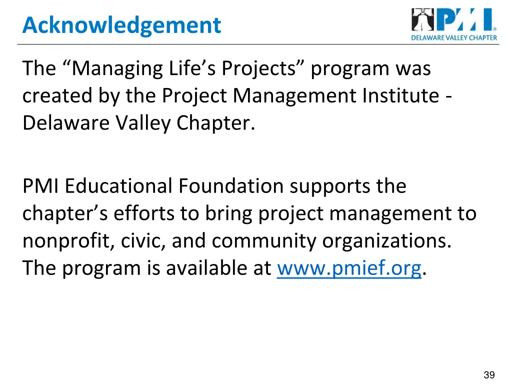 acknowledgement