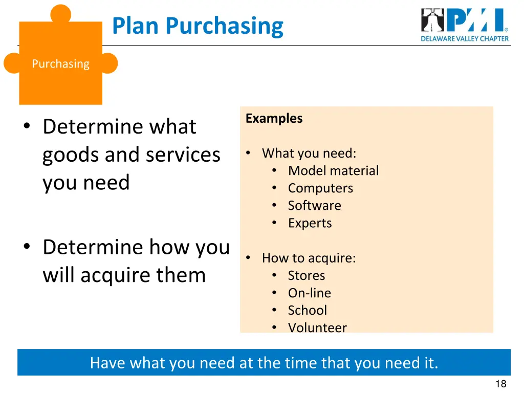 plan purchasing