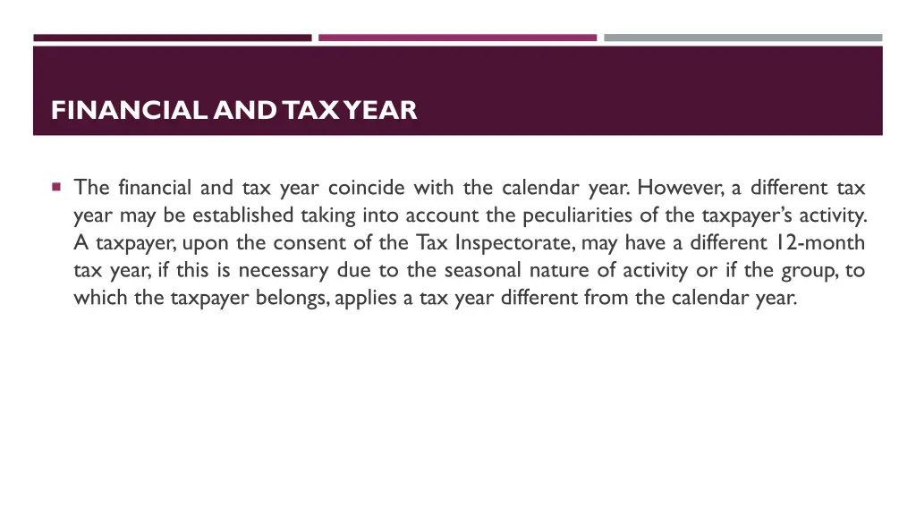 financial andtaxyear
