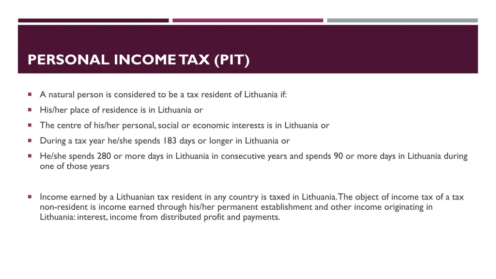 personal incometax pit