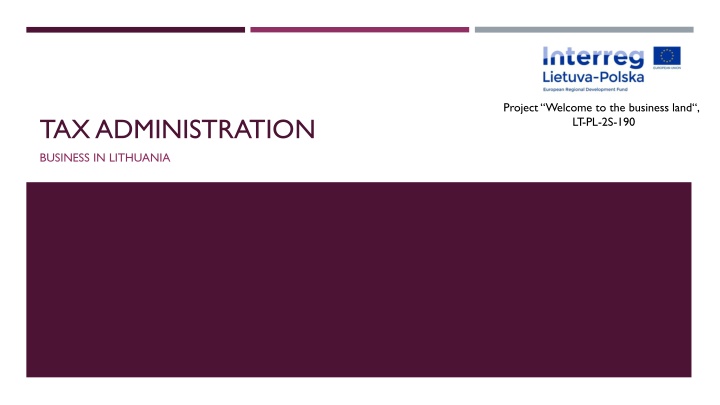 project welcome to the business land lt pl 2s 190