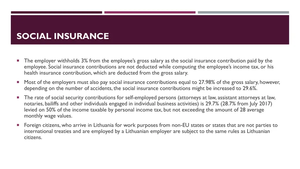 social insurance