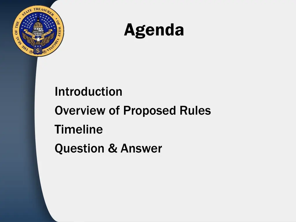 agenda
