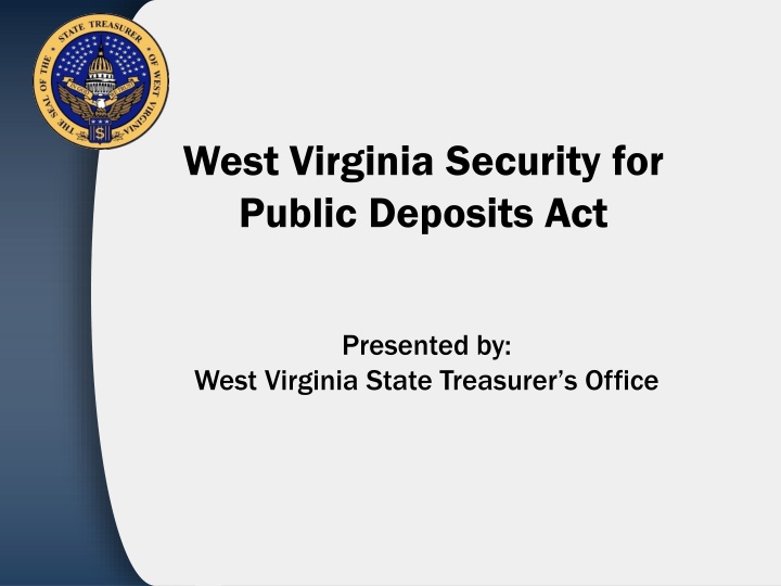 west virginia security for public deposits act