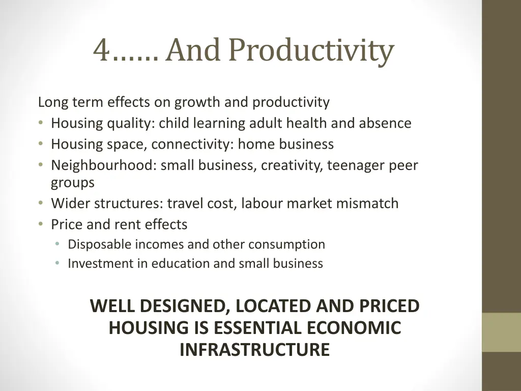 4 and productivity