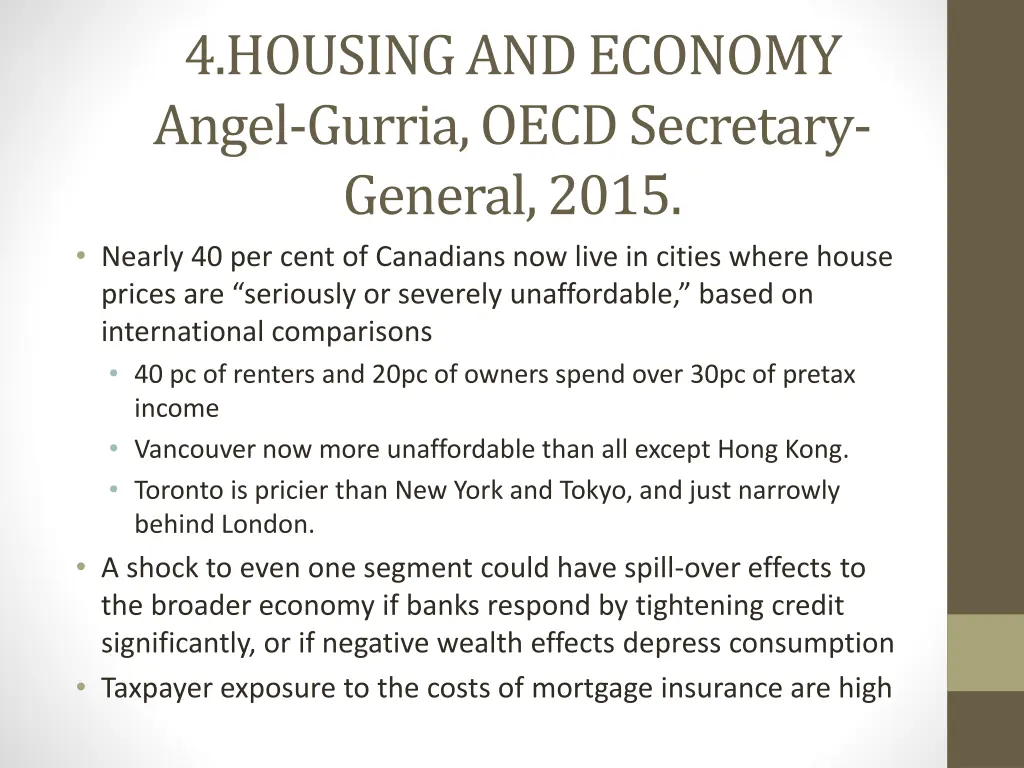 4 housing and economy angel gurria oecd secretary