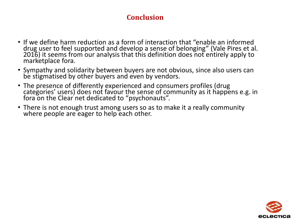conclusion