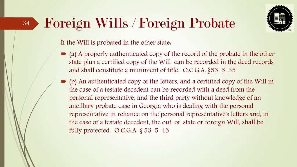 foreign wills foreign probate 1