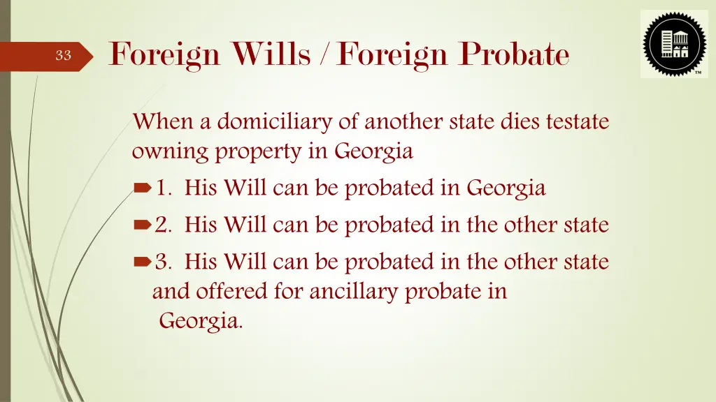 foreign wills foreign probate