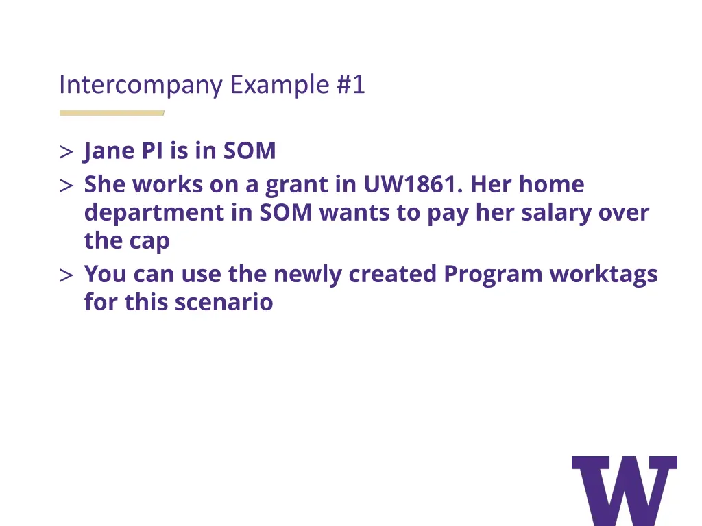 intercompany example 1