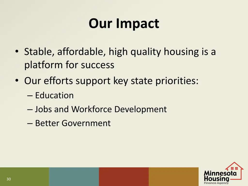 our impact 1
