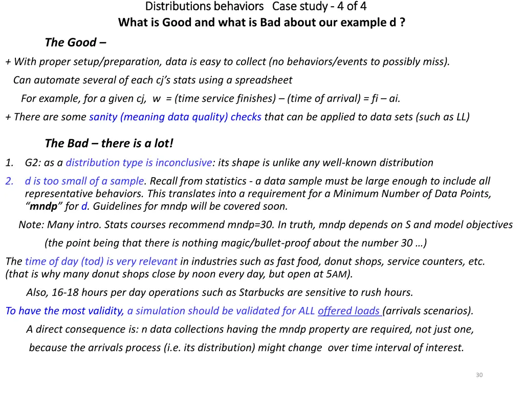 distributions behaviors case study distributions