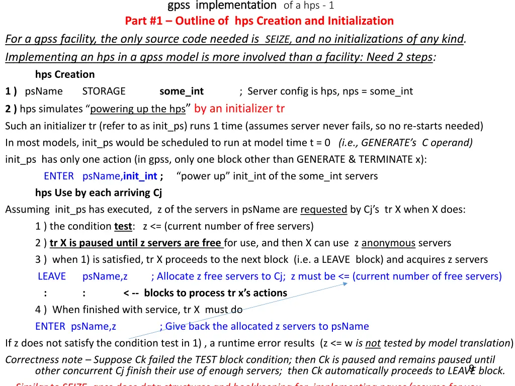 gpss implementation gpss implementation