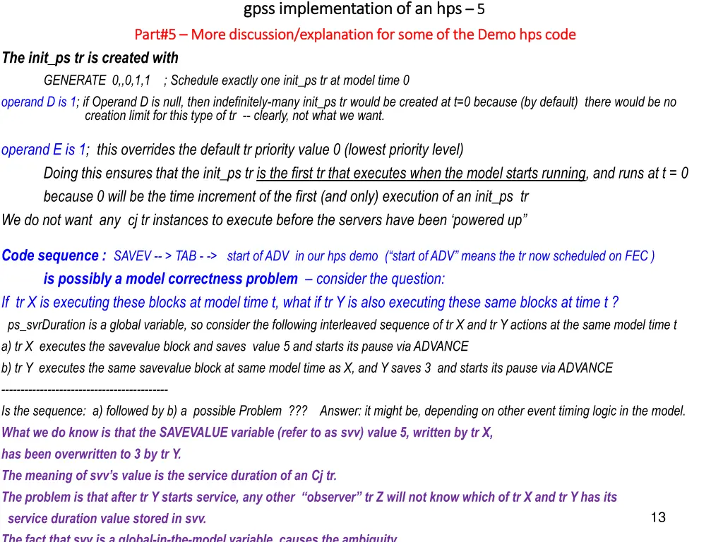 gpss implementation of an gpss implementation 2