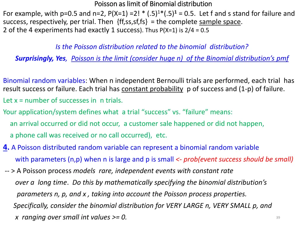 poisson as limit of binomial distribution poisson