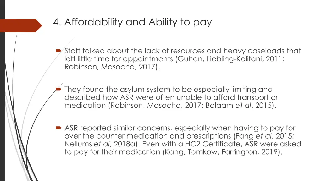 4 affordability and ability to pay