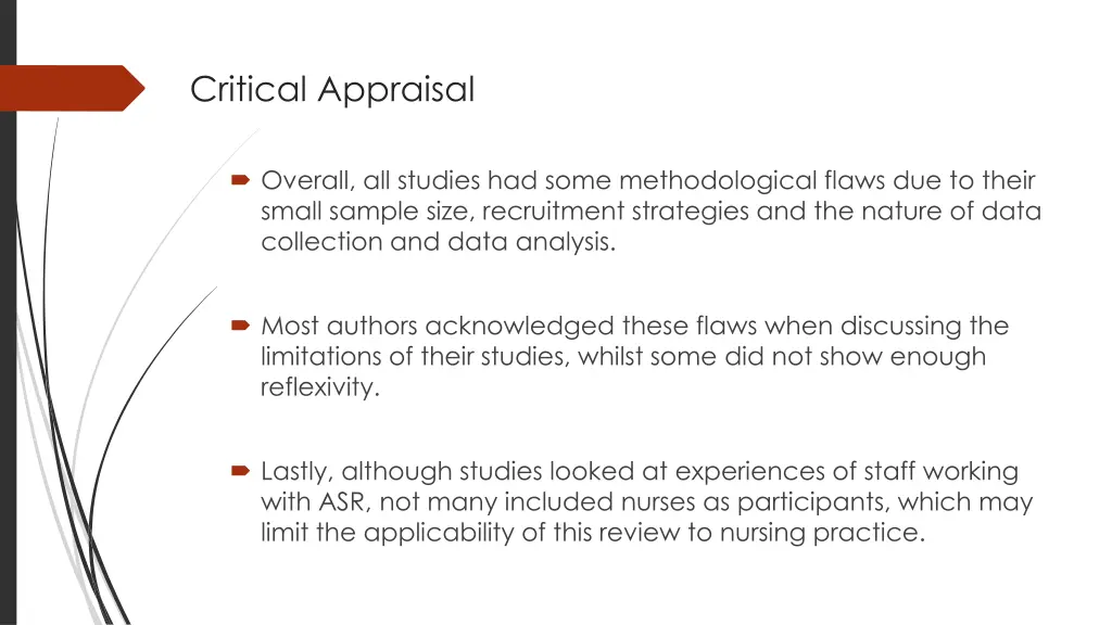 critical appraisal
