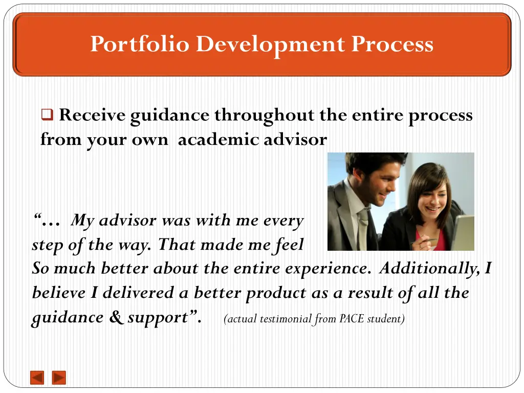 portfolio development process 1
