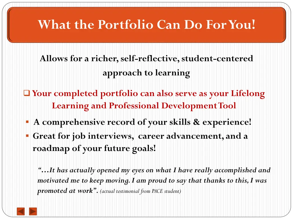 what the portfolio can do for you 2