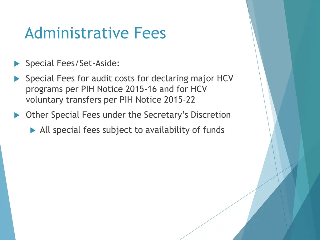 administrative fees 5