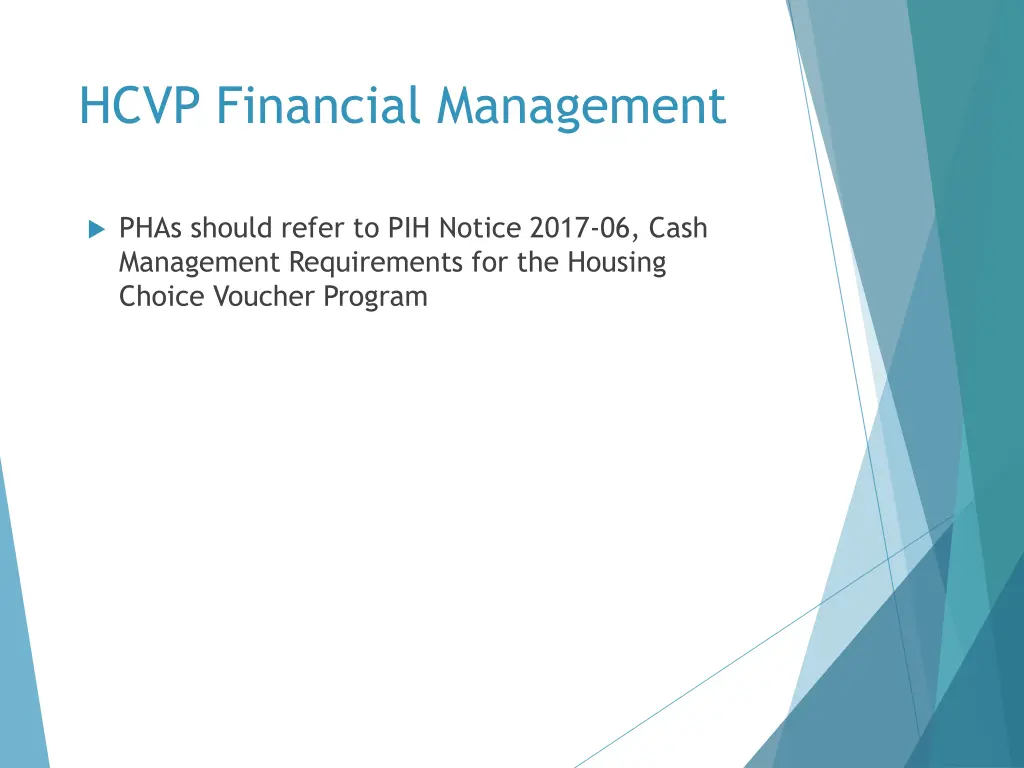 hcvp financial management 4