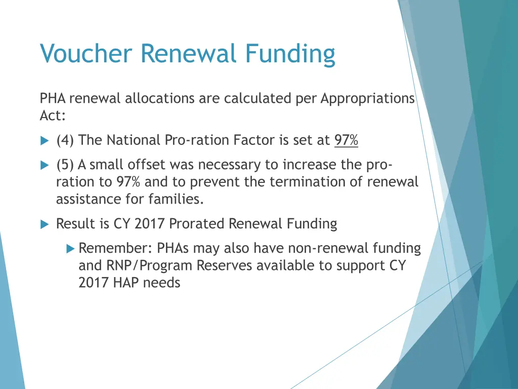 voucher renewal funding 2