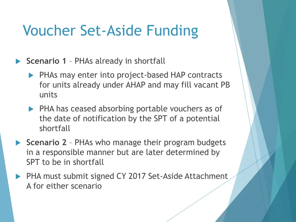voucher set aside funding 2