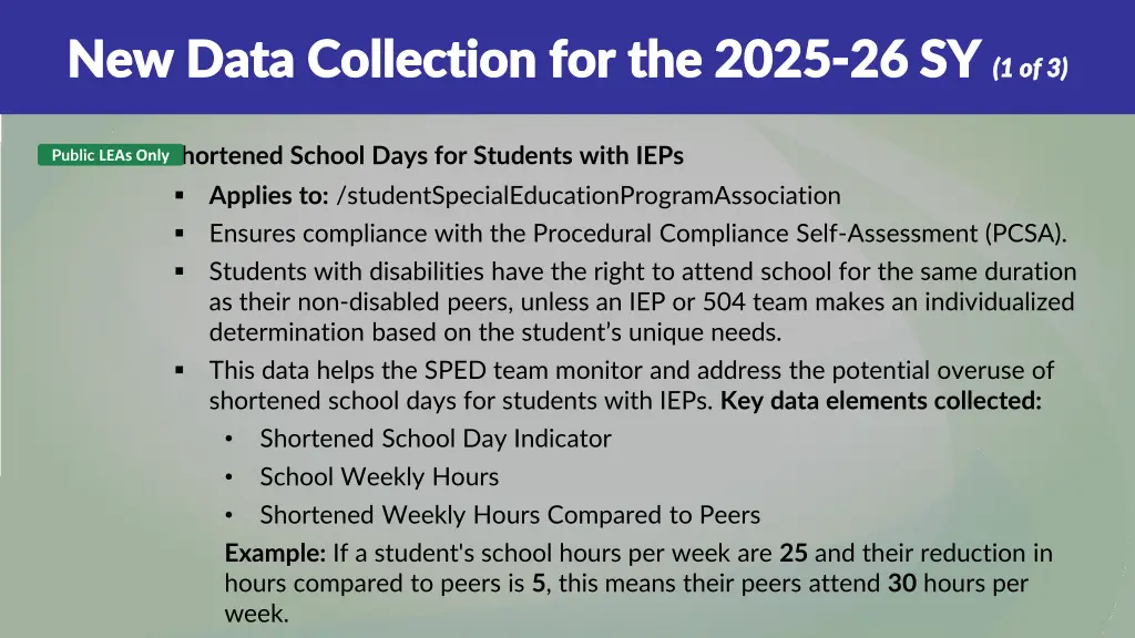 new data collection for the 2025 new data