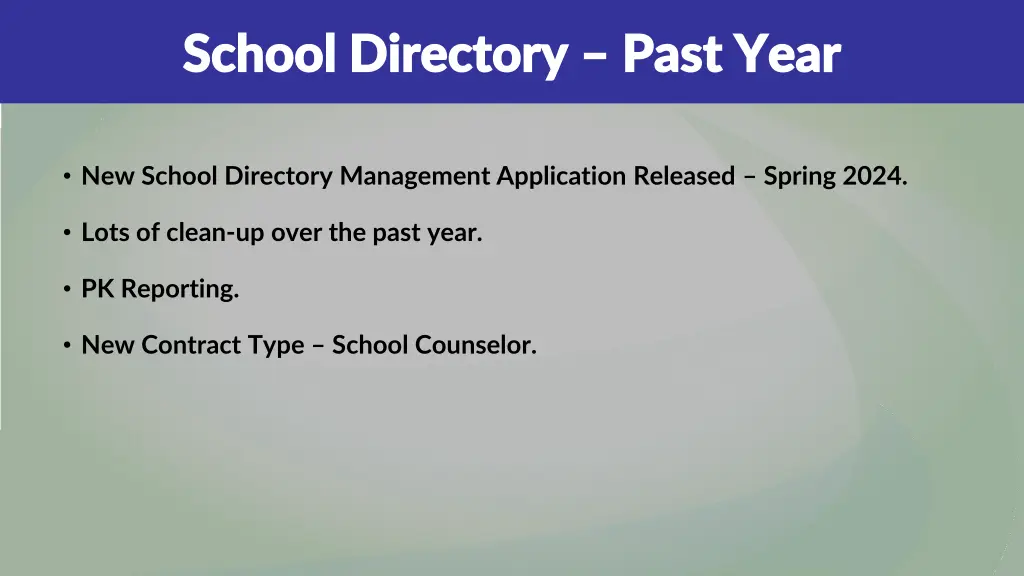 school directory school directory past year