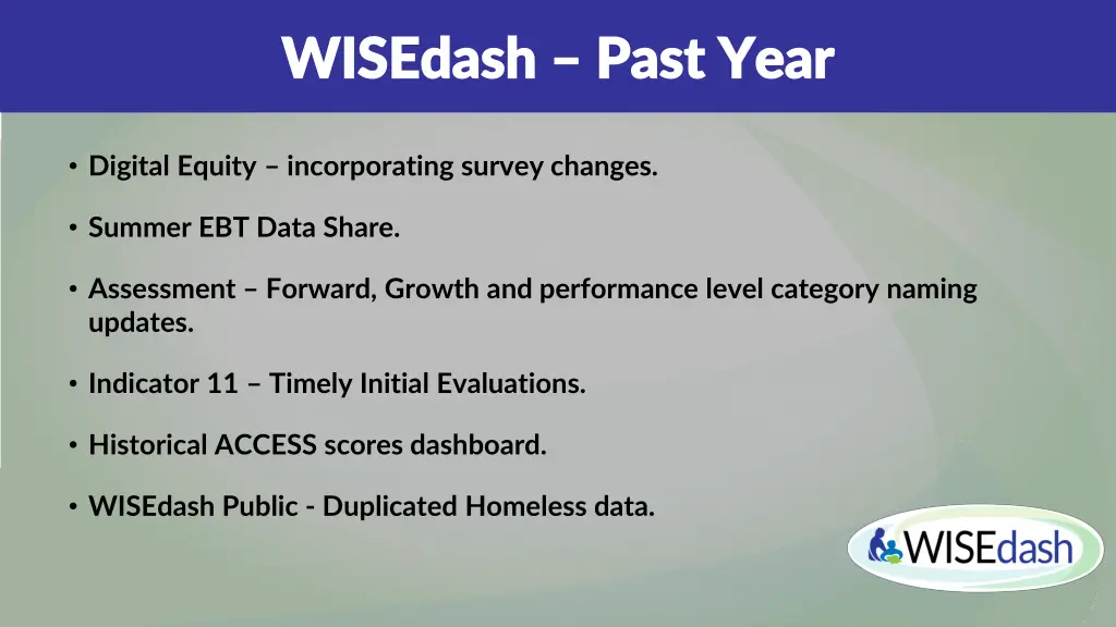 wisedash wisedash past year