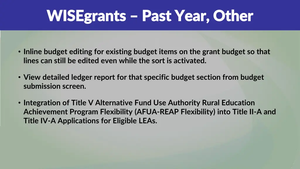 wisegrants wisegrants past year other past year