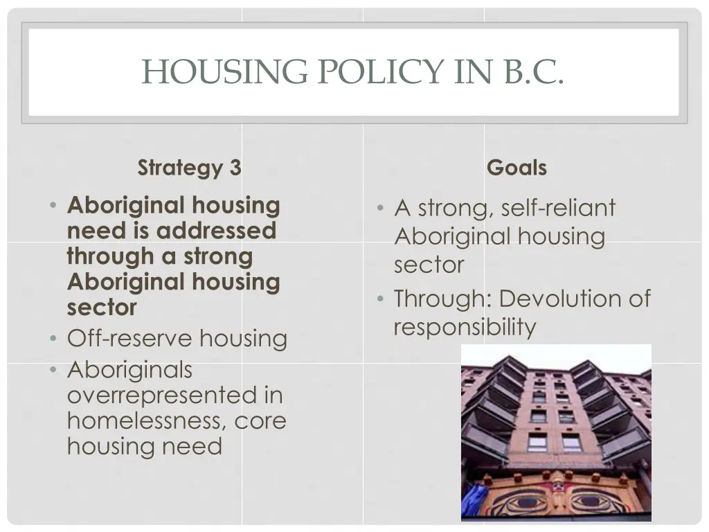 housing policy in b c 3