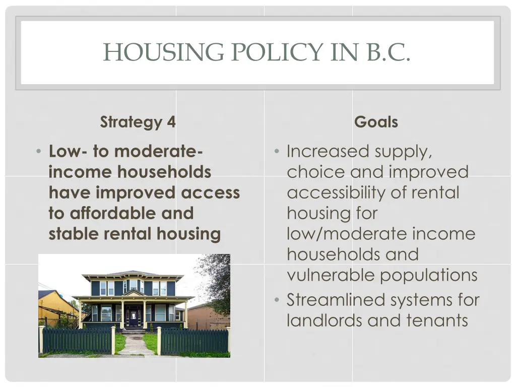 housing policy in b c 4