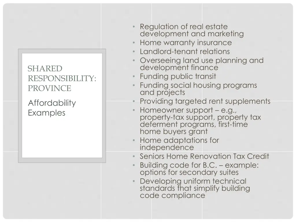 regulation of real estate development