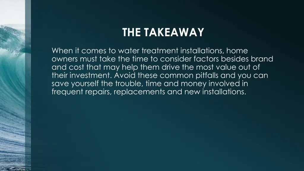 the takeaway
