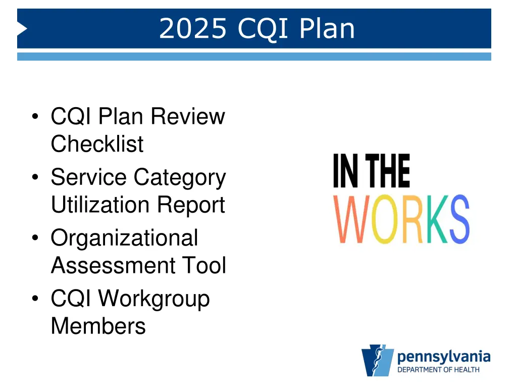 2025 cqi plan