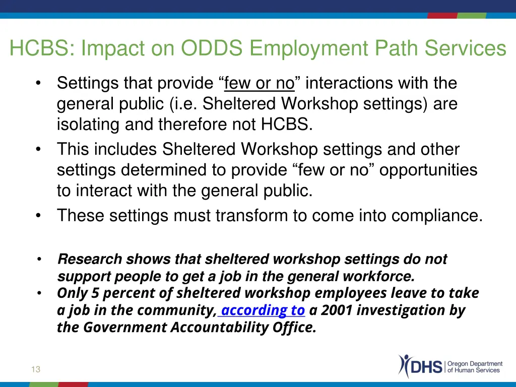 hcbs impact on odds employment path services